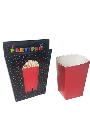 Mısır Kutusu Lüks Metalik Kırmızı 10 Adet