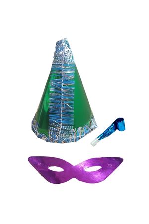 Yılbaşı Şapkası Set Yeşil