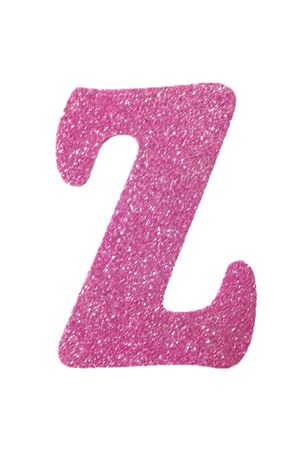 Eva Simli Z Harf Pembe 12 cm