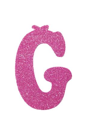 Eva Simli Ğ Harf Pembe 12 cm