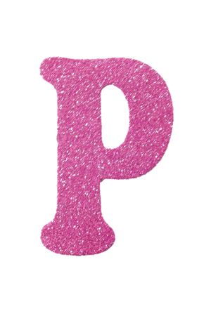 Eva Simli P Harf Pembe 12 cm