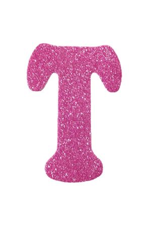 Eva Simli T Harf Pembe 12 cm