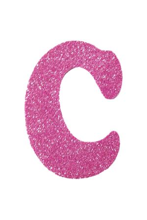 Eva Simli C Harf Pembe 12 cm