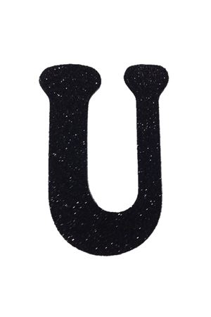 Eva Simli U Harf Siyah 12 cm