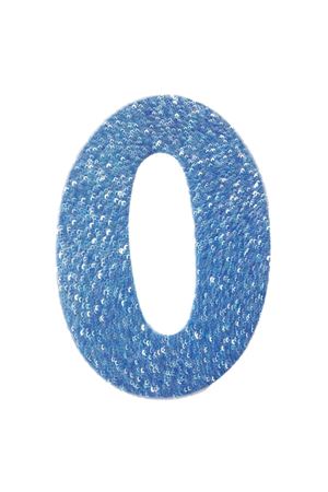 Eva Simli O Harf Turkuaz 12 cm
