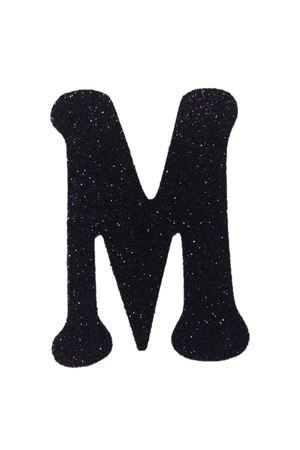 Eva Simli M Harf Siyah 12 cm