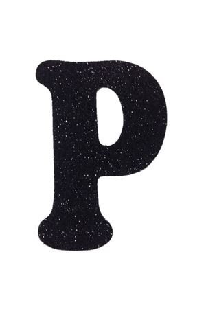 Eva Simli P Harf Siyah 12 cm