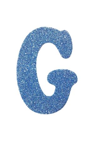 Eva Simli G Harf Turkuaz 12 cm