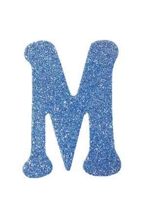 Eva Simli M Harf Turkuaz 12 cm