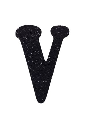 Eva Simli V Harf Siyah 12 cm