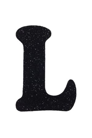 Eva Simli L Harf Siyah 12 cm