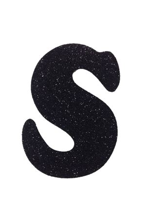 Eva Simli S Harf Siyah 12 cm