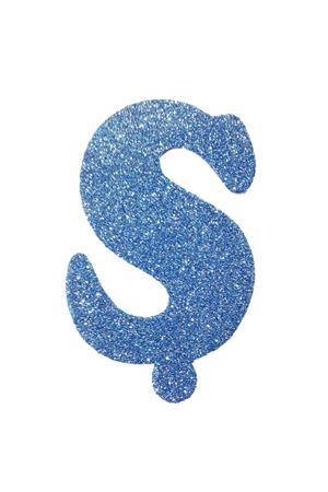 Eva Simli Ş Harf Turkuaz 12 cm