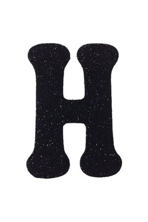 Eva Simli H Harf Siyah 12 cm