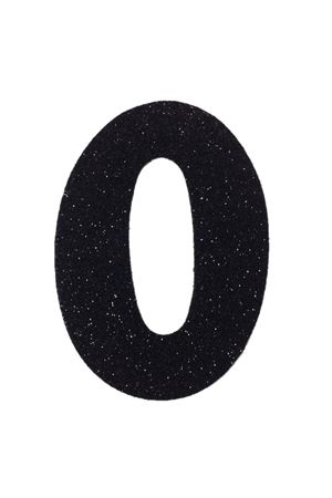 Eva Simli O Harf Siyah 12 cm