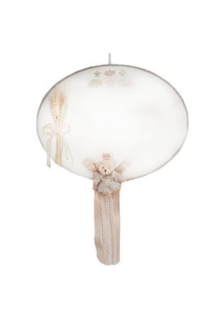 Bebek Kapı Süsü Başaklı  Oval Gold