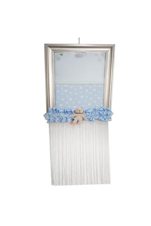 Bebek Kapı Süsü Ayıcıklı Mavi