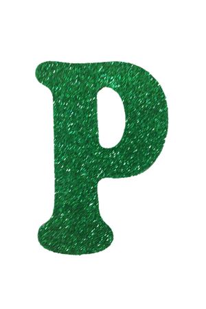 Eva Simli P Harf Yeşil 12 cm