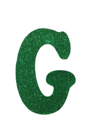 Eva Simli G Harf Yeşil 12 cm