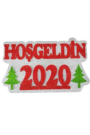 Hoşgeldin 2020 Simli Strafor