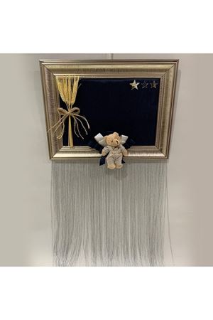 Bebek Kapı Süsü Başaklı Lacivert