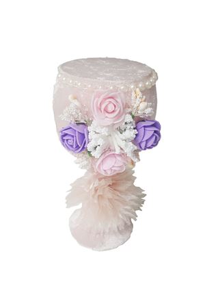 İğnelik Kadeh Kadife Pembe