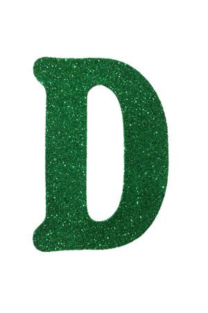 Eva Simli D Harf Yeşil 12 cm