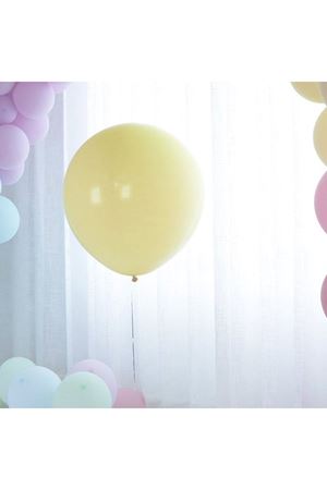 Makaron Balon Sarı 50 Adet