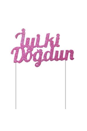 Eva İyi ki Doğdun Pasta Süsü Pembe