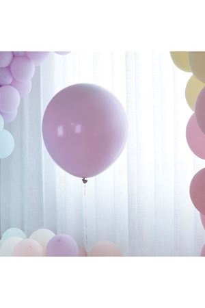 Makaron Balon Lila 50 Adet