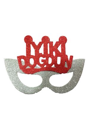 Eva İyi ki Doğdun Maske Kırmızı