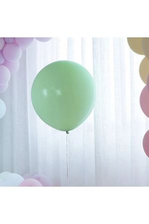 Makaron Balon Yeşil 50 Adet