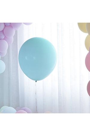 Makaron Balon Mavi 50 Adet