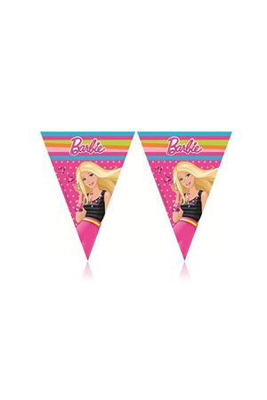Barbie Lisanslı Üçgen Flama