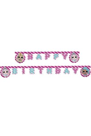 LoL Bebek Happy Birthday Banner