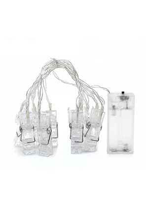 Led Işıklı Fotoğraf Mandalı 10'lu