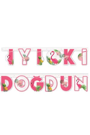 Flamingo İyi ki Doğdun Banner