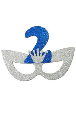 Eva 2 Yaş Gözlük Maske Mavi