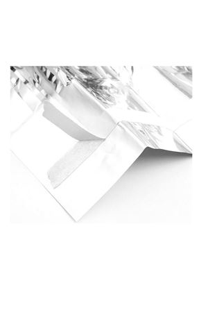 Püsküllü Metalize Masa Eteği Gümüş