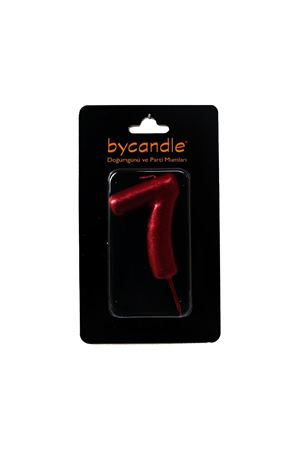 Rakam Mum 7 Yaş Kırmızı