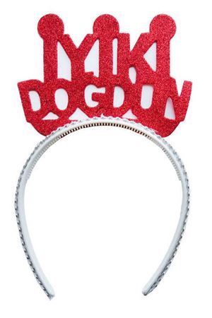 İyi ki Doğdun Eva Taç Kırmızı