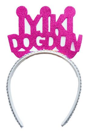 İyi ki Doğdun Eva Taç Pembe