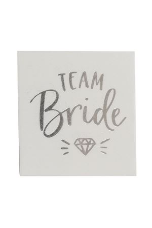 Team Bride Geçici Dövme Gümüş 10 Adet