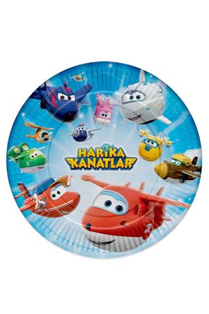 Harika Kantlar Karton Tabak 8 Adet