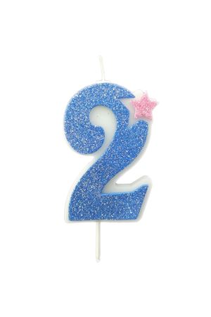 Rakam Mum Simli Eva 2 Yaş Mavi Renk