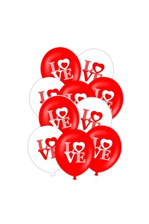 Love Baskılı Balon 100 Adet