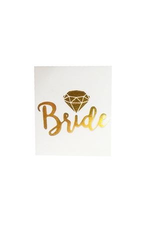 Bride Geçici Dövme Gold 10 Adet
