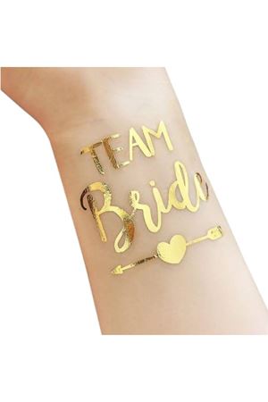 Team Bride Geçici Dövme Gold 10 Adet