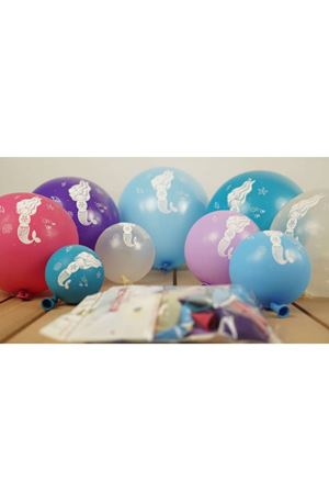 Deniz Kızı Baskılı Balon 10 Adet