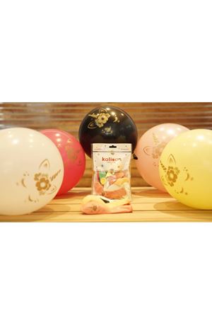 Unicorn Gold Baskılı Balon 100 Adet